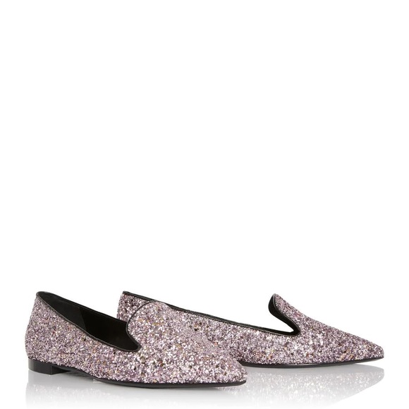 NEW POLLICE LEE BEATRICE SLIPPERS Light Pink Glitter Size 39.5 - Picture 2 of 8